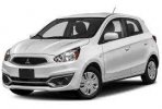 Mitsubishi Mirage  car for hire in Paphos Cyprus