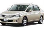 Nissan Tiida  car for hire in Paphos Cyprus