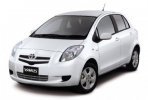 Toyota Yiaris car for hire in Paphos Cyprus