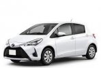 Toyota Yiaris  car for hire in Paphos Cyprus